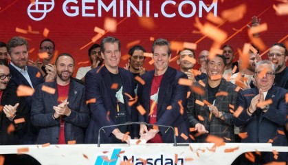 Gemini纳斯达克上市：市值38亿美元 创始人曾低价囤积12万枚比特币