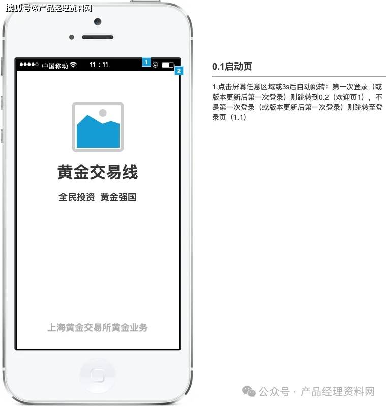 黄金交易APP产品Axure RP原型