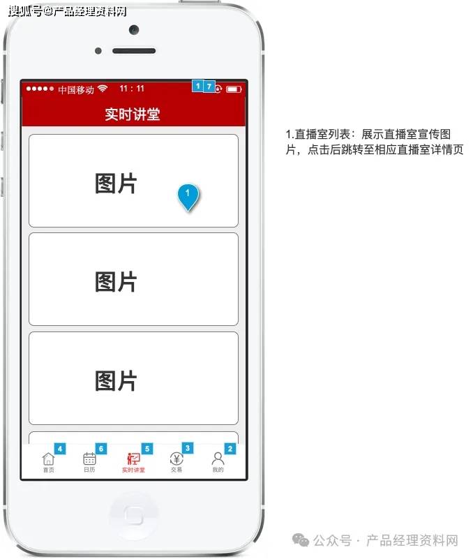 黄金交易APP产品Axure RP原型
