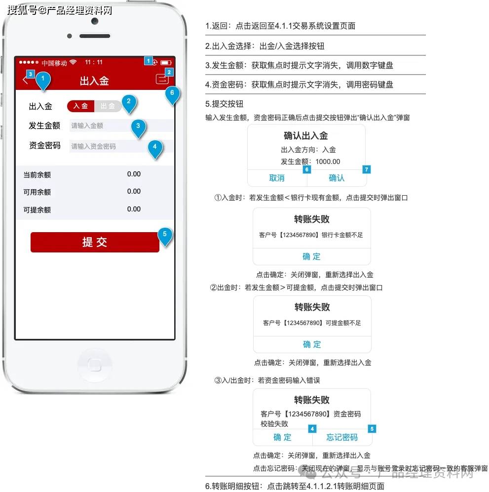 黄金交易APP产品Axure RP原型