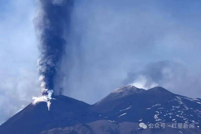 意大利埃特纳火山喷发