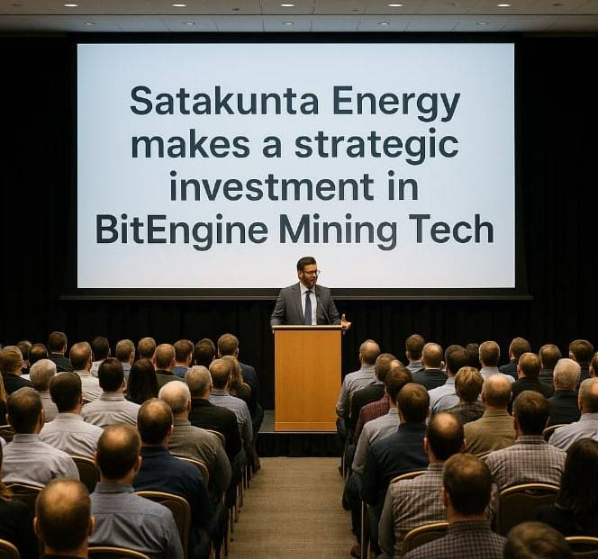 ​ Satakunta Energy 欢迎 比特引擎（BitEngine Mining Tech） 战略投资，携手推动比特币挖矿与绿色能源整合创新