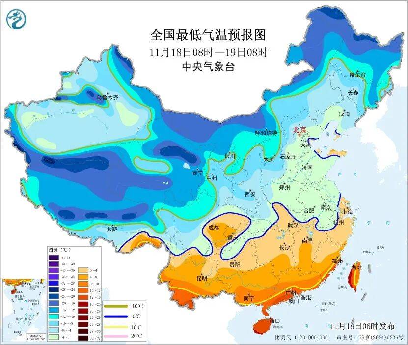 广州11区，寒冷黄色预警已生效！最低跌破5℃？会下雨吗？
